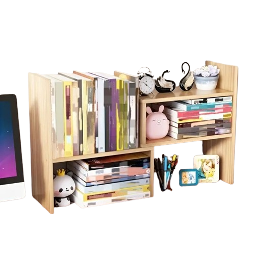 Experience the Allure of a Natural Wooden Bookcase-1
