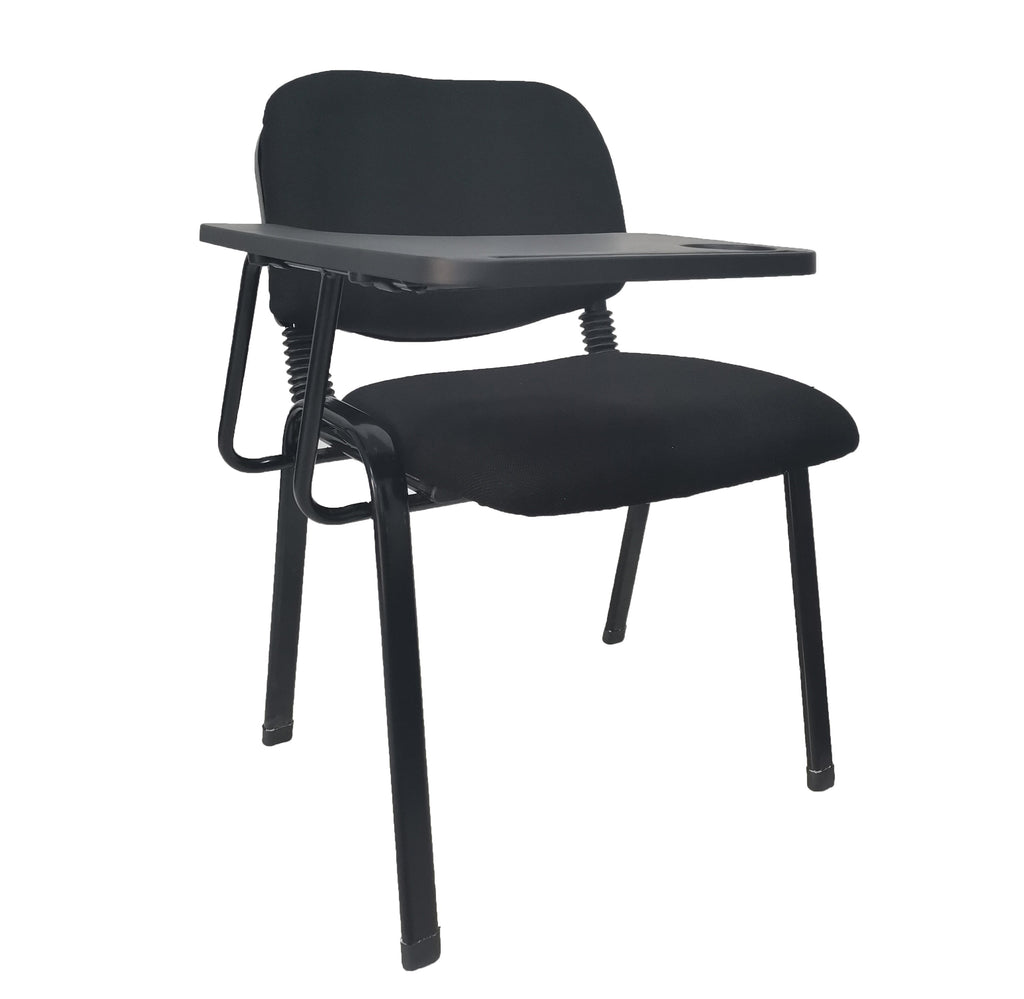 Lecture Chair with Table Top for Classroom Lecture Training Conference (Set of 6-Black)-2