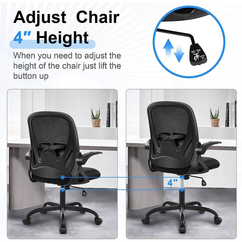 Ergonomic Mesh Office Chair With Adjustable Height-4