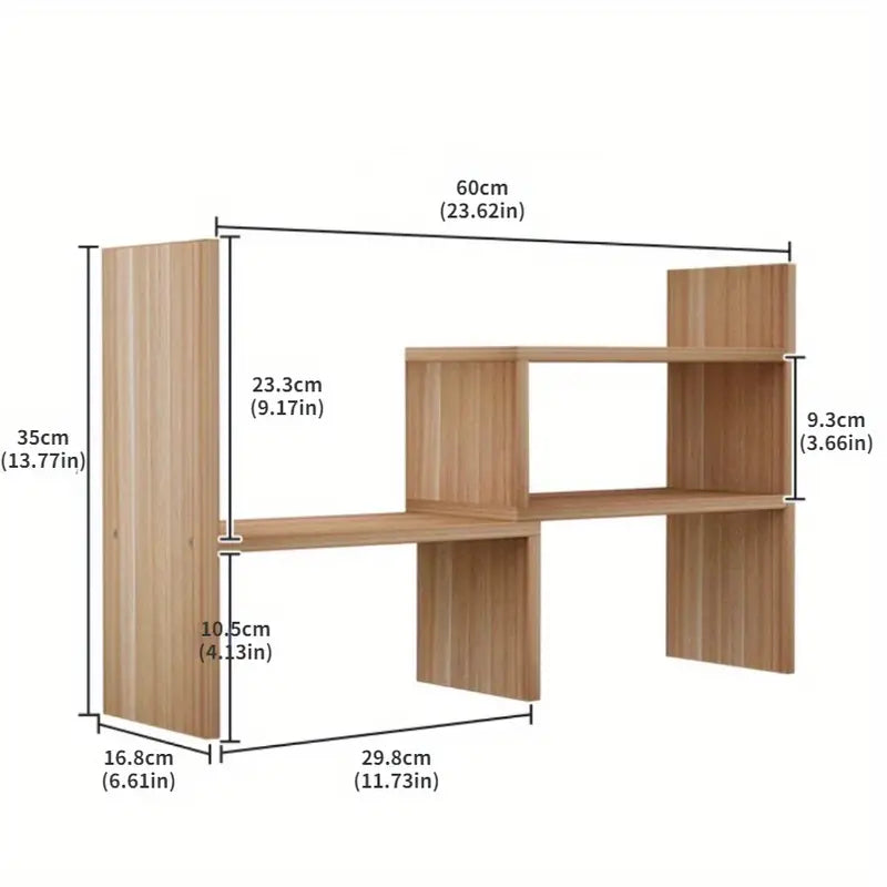 Experience the Allure of a Natural Wooden Bookcase-3