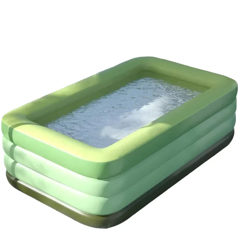 Inflatable Swimming Pool for Kids (150x105cm)-0