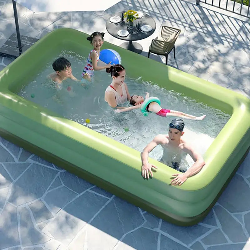Inflatable Swimming Pool for Kids (150x105cm)-1