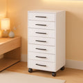 White 7 Drawer File Cabinet Storage For Home Office-0