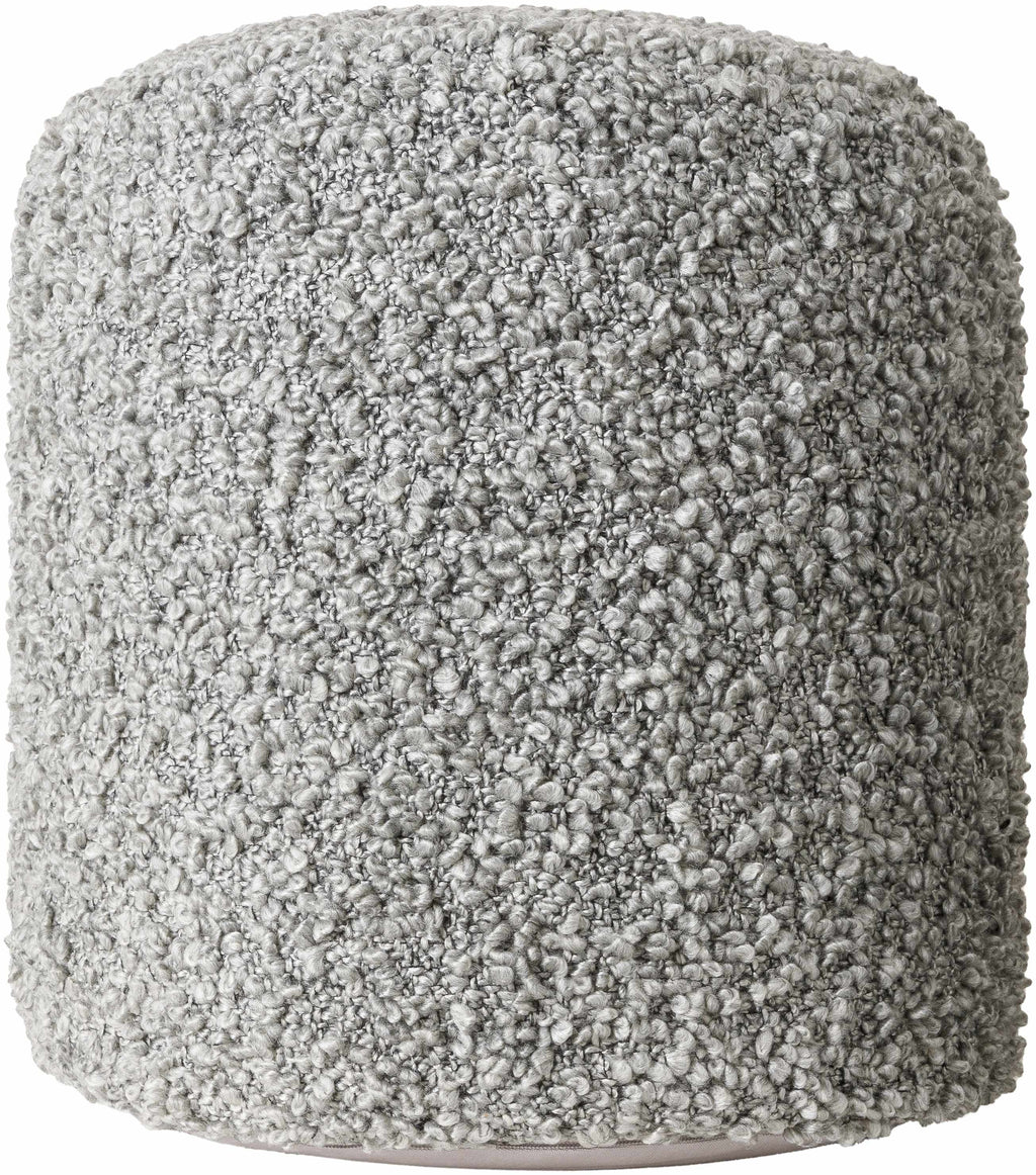 Kamarpukur Knitted Gray Ottoman Pouf-4