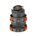 Outdoor Camping Cookware Set with Storage Bag-0